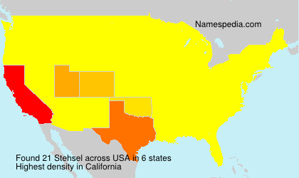 Surname Stehsel in USA