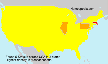 Surname Stetsuk in USA