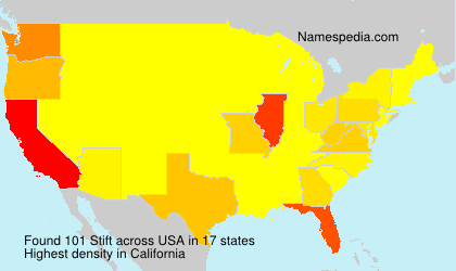 Surname Stift in USA