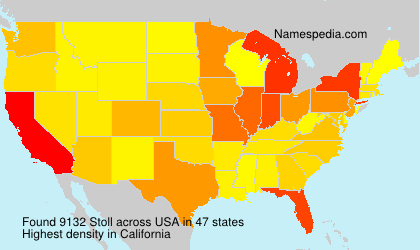 Surname Stoll in USA