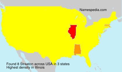 Surname Straaton in USA