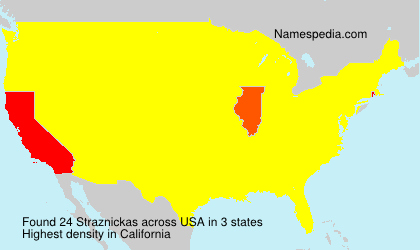 Surname Straznickas in USA