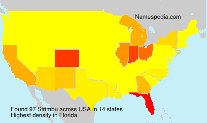 Surname Strimbu in USA