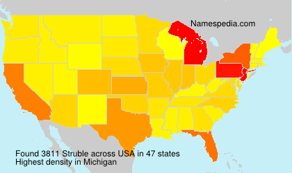 Surname Struble in USA