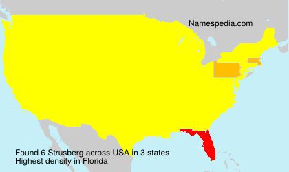 Surname Strusberg in USA
