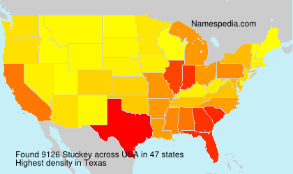 Surname Stuckey in USA