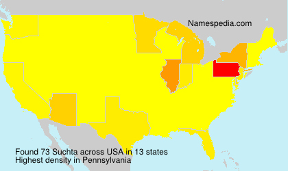 Surname Suchta in USA