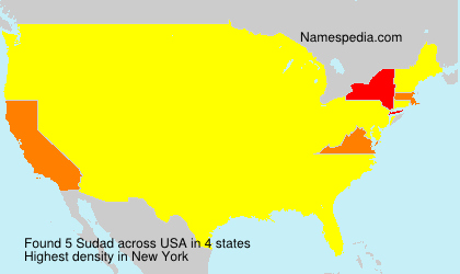 Surname Sudad in USA