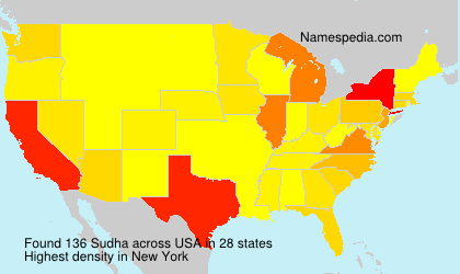 Surname Sudha in USA