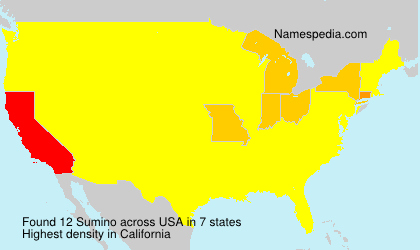 Surname Sumino in USA
