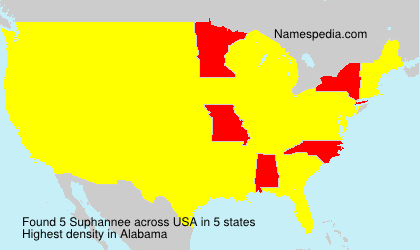 Surname Suphannee in USA