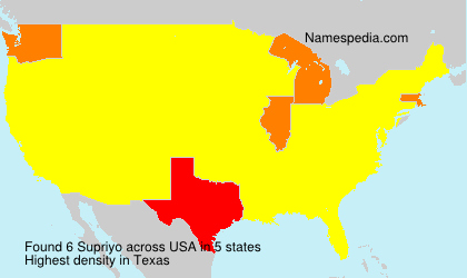 Surname Supriyo in USA