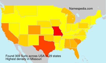 Surname Surls in USA