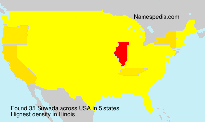 Surname Suwada in USA