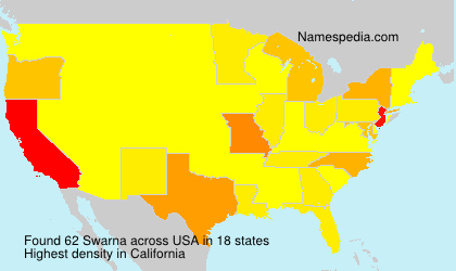 Surname Swarna in USA
