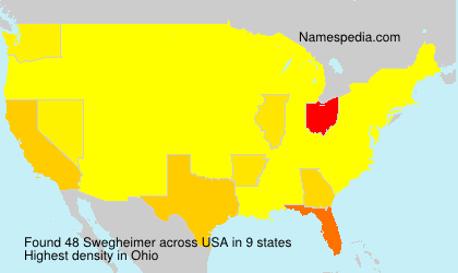 Surname Swegheimer in USA