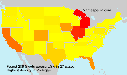 Surname Swets in USA