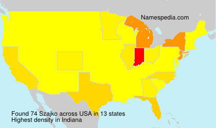 Surname Szajko in USA
