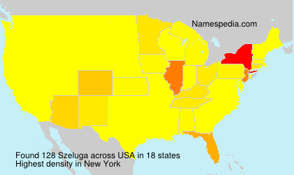Surname Szeluga in USA