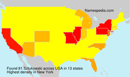 Surname Sztukowski in USA