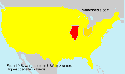 Surname Szwarga in USA