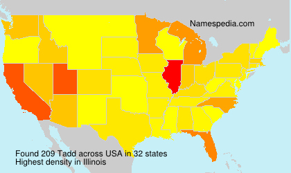 Surname Tadd in USA