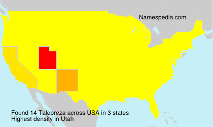 Surname Talebreza in USA