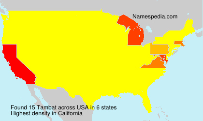 Surname Tambat in USA