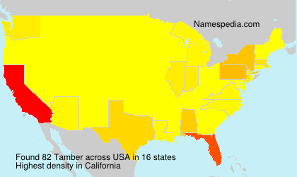 Surname Tamber in USA