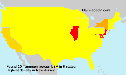 Surname Tammaru in USA