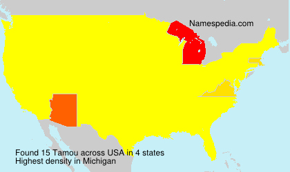 Surname Tamou in USA