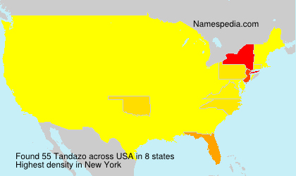 Surname Tandazo in USA