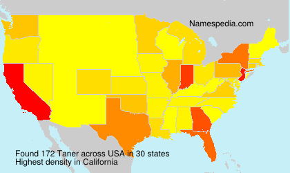 Surname Taner in USA