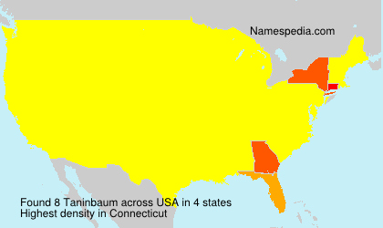 Surname Taninbaum in USA