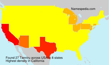 Surname Tanniru in USA