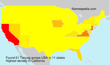 Surname Tanyag in USA