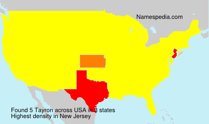 Surname Tayron in USA