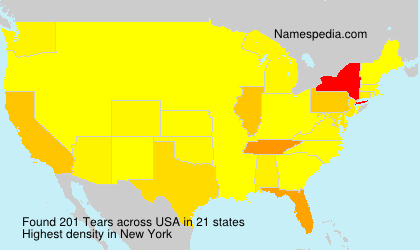 Surname Tears in USA