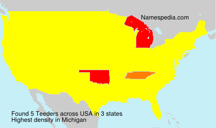 Surname Teeders in USA