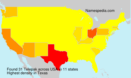 Surname Telepak in USA