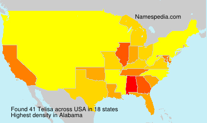 Surname Telisa in USA