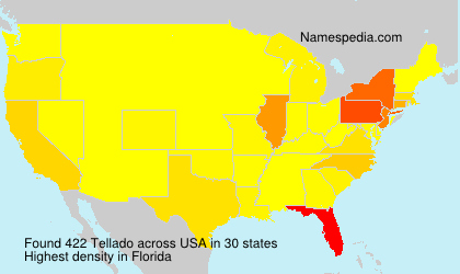 Surname Tellado in USA