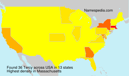Surname Tercy in USA