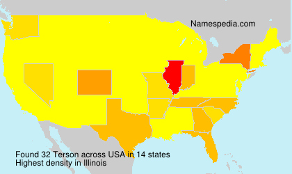 Surname Terson in USA