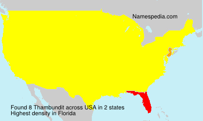 Surname Thambundit in USA