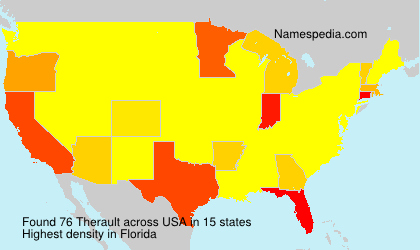 Surname Therault in USA