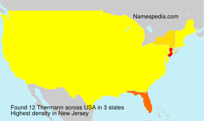Surname Thermann in USA