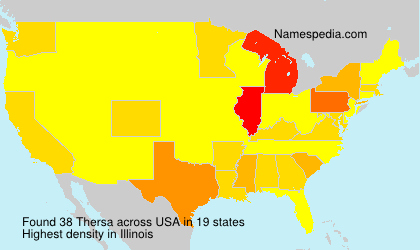 Surname Thersa in USA