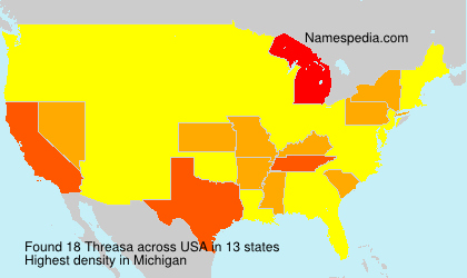Surname Threasa in USA