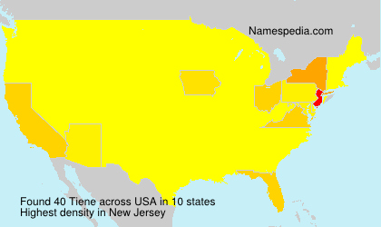 Surname Tiene in USA